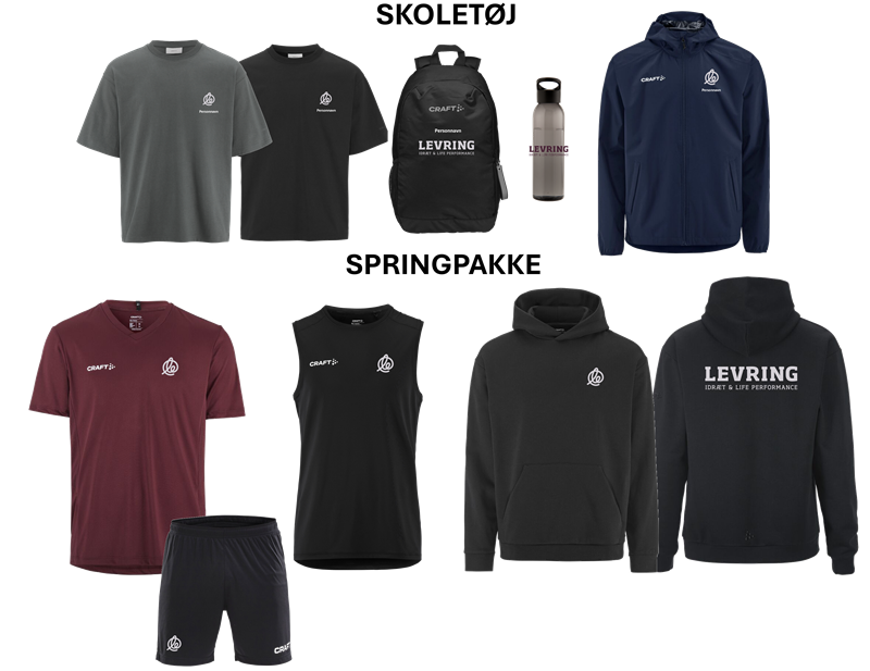 Levring - Skole + Springpakke 26/27